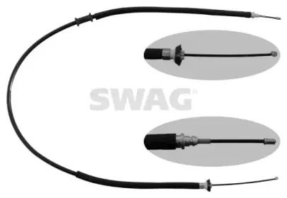 Трос, стояночная тормозная система SWAG купить